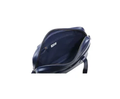 Maletín de cuero Navy para hombre Harwinton-Bexley Fashion