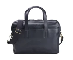 Maletín de cuero Negro para hombre - HARWINTON |-Bexley Online