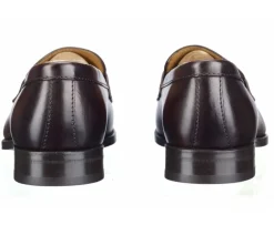 Mocasín de hombre de piel Chocolate patinado Wembley Classic-Bexley Sale