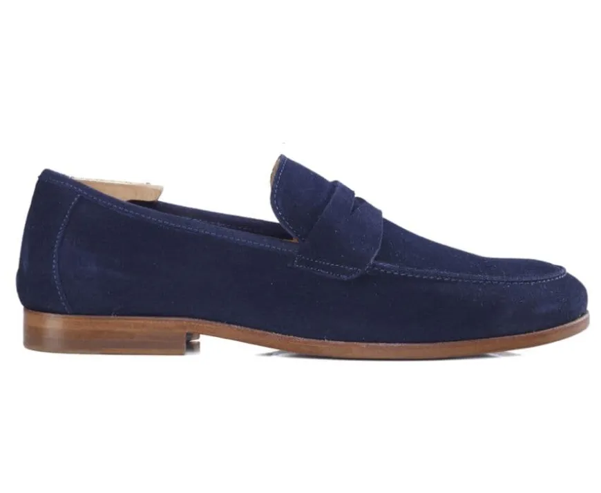 Mocasín de hombre de piel Terciopelo Marino Dervio-Bexley Best