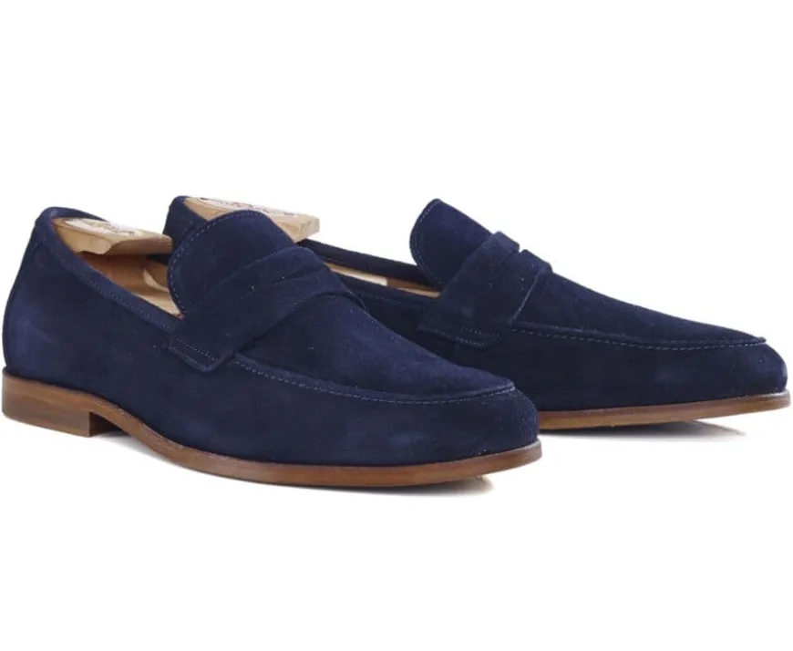 Mocasín de hombre de piel Terciopelo Marino Dervio-Bexley Best