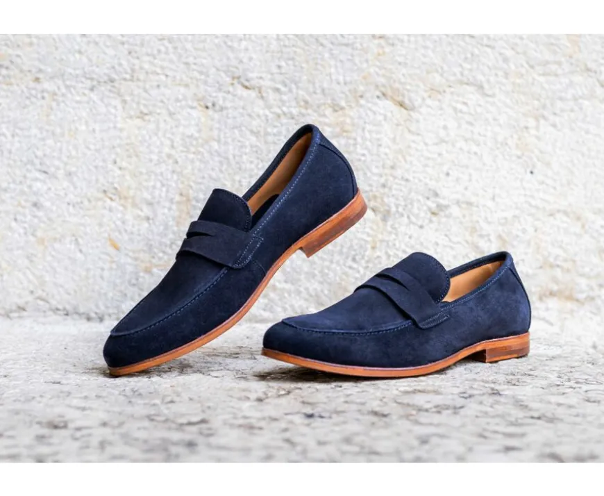 Mocasín de hombre de piel Terciopelo Marino Dervio-Bexley Best
