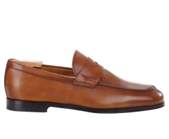 Mocasín de piel para hombre Dorado Patinado Derybrook-Bexley New