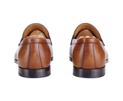 Mocasín de piel para hombre Dorado Patinado Derybrook-Bexley New