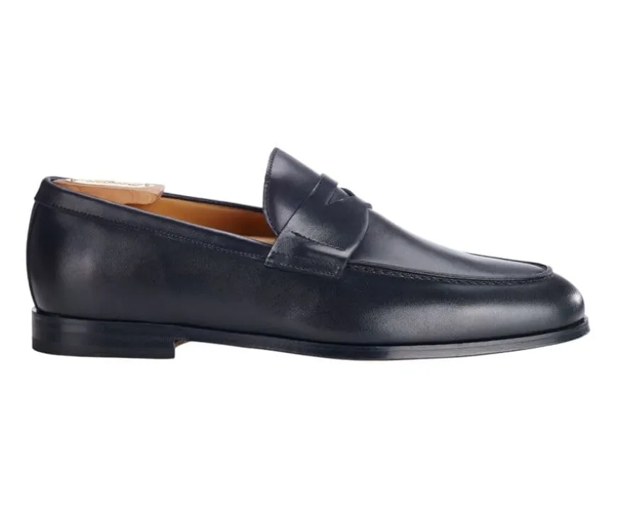 Mocasín de piel para hombre Negro Derybrook-Bexley Fashion