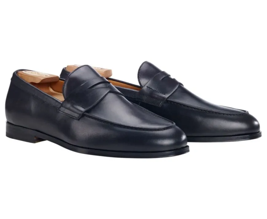 Mocasín de piel para hombre Negro Derybrook-Bexley Fashion