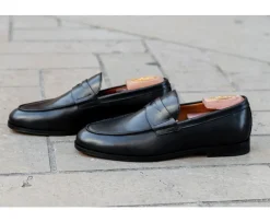 Mocasín de piel para hombre Negro Derybrook-Bexley Fashion