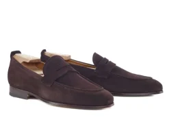 Mocasín de terciopelo pardo para hombre Cevio-Bexley Best Sale