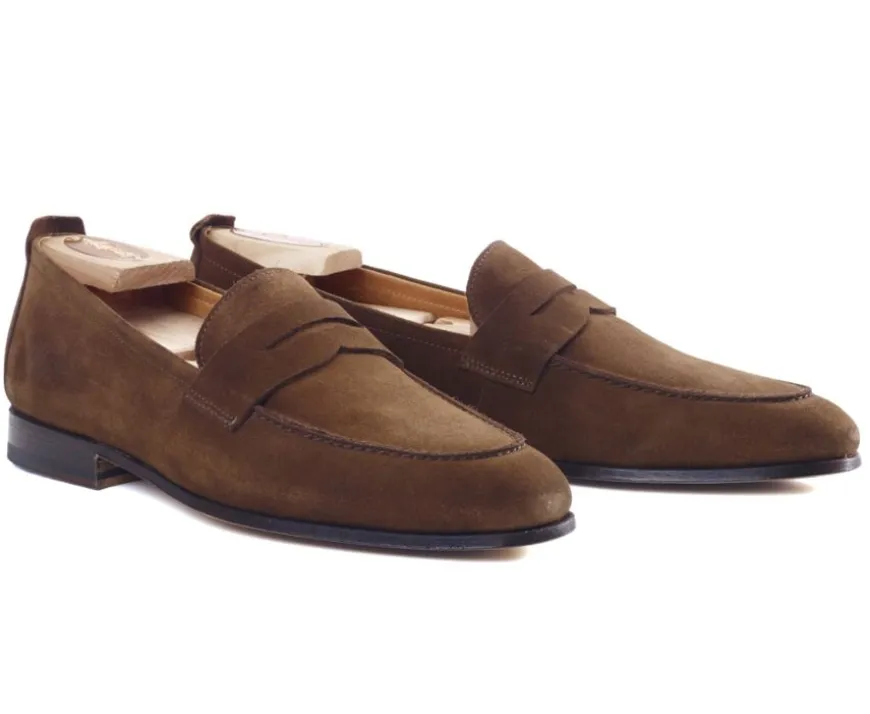 Mocasín de terciopelo Terciopelo Habana para hombre Cevio-Bexley Shop