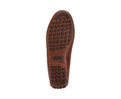 Mocasín de verano para hombre en piel Dark Chestnut Ferguson-Bexley Shop