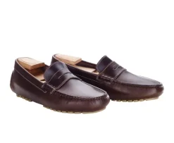 Mocasín de verano para hombre Pardo Oscuro Ferguson-Bexley Cheap