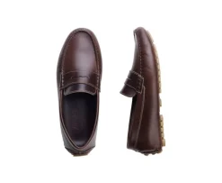 Mocasín de verano para hombre Pardo Oscuro Ferguson-Bexley Cheap