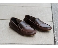 Mocasín de verano para hombre Pardo Oscuro Ferguson-Bexley Cheap