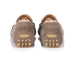 Mocasín de verano Terciopelo Topo Biscayne-Bexley Sale