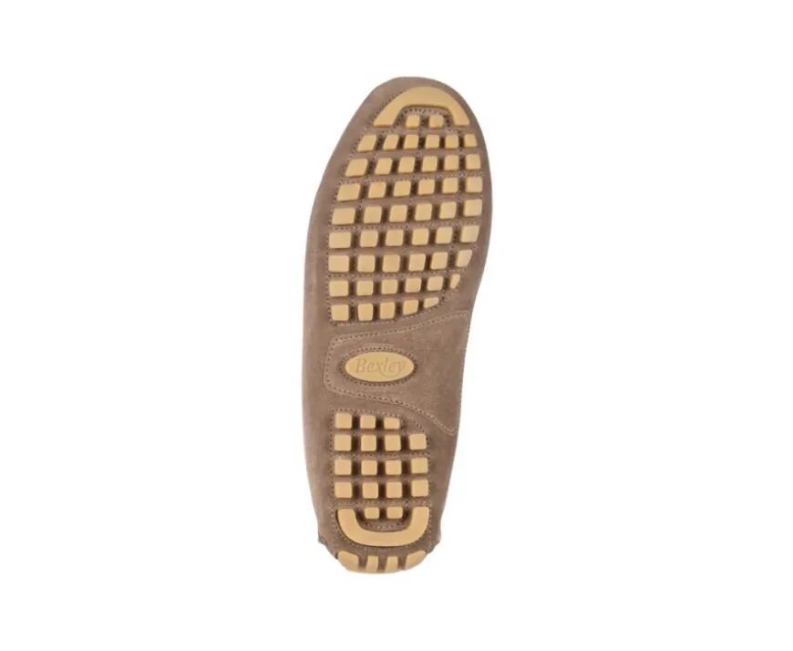 Mocasín de verano Terciopelo Topo Biscayne-Bexley Sale