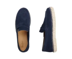 Mocasín hombre Terciopelo Beis Navy Panarea-Bexley Cheap
