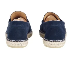 Mocasín hombre Terciopelo Beis Navy Panarea-Bexley Cheap