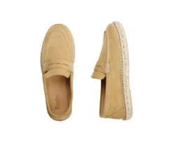 Mocasín hombre Terciopelo Beis Oscuro Panarea-Bexley Sale