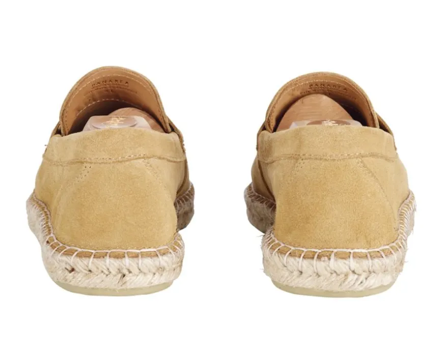 Mocasín hombre Terciopelo Beis Oscuro Panarea-Bexley Sale