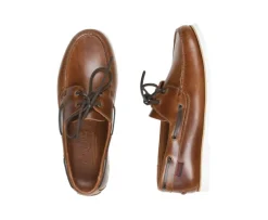 Náuticos de hombre de piel Coñac Trawler-Bexley Best Sale