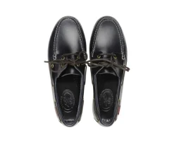 Náuticos hombre piel Azul marino Trawler-Bexley Fashion