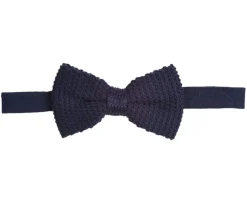 Pajarita de punto Azul marino para hombre-Bexley Shop