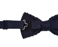 Pajarita de punto Azul marino para hombre-Bexley Shop