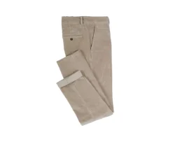 Pantalón chino de pana Aceituna Claro para hombre Norman-Bexley Sale