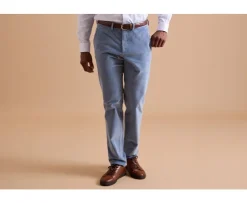 Pantalón chino de pana Azul grisáceo para hombre Norman-Bexley Shop