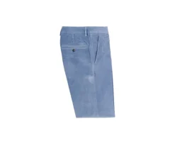Pantalón chino de pana Azul grisáceo para hombre Norman-Bexley Shop