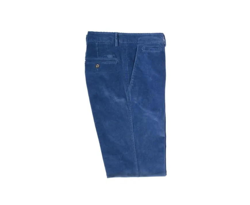 Pantalón chino de pana Azul Vaquero para hombre Norman-Bexley Outlet