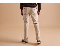 Pantalón chino de pana Crudo para hombre Norman-Bexley Online
