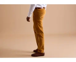 Pantalón chino de pana Mostaza para hombre Norman-Bexley Shop