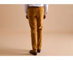 Pantalón chino de pana Mostaza para hombre Norman-Bexley Shop