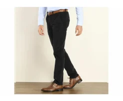 Pantalón chino de pana Navy para hombre Norman-Bexley Discount