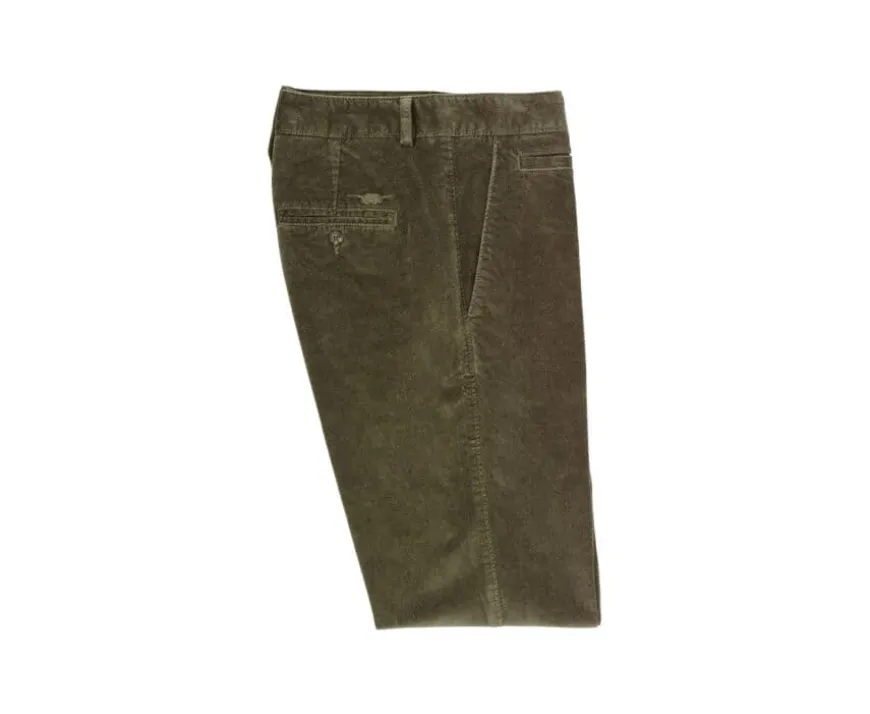 Pantalón chino de terciopelo Aceituna Kinsley-Bexley Hot