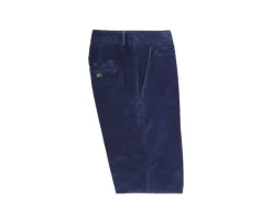 Pantalón chino de terciopelo Navy Kinsley-Bexley Sale