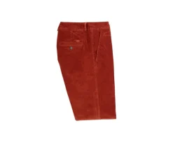 Pantalón chino de terciopelo Terracota Kinsley-Bexley Clearance