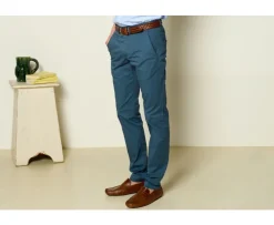 Pantalón chino hombre Azul grisáceo Kallen-Bexley Cheap