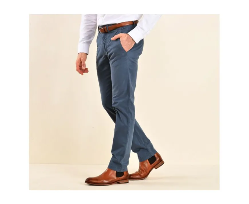 Pantalón chino hombre Azul nórdico Kyrk-Bexley Fashion