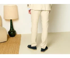 Pantalón chino hombre Beis Claro Kylson-Bexley Clearance