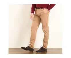 Pantalón chino hombre Camel Jerry Ii-Bexley Discount