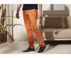 Pantalón chino hombre Naranjo esmerilado Kyrk-Bexley Best