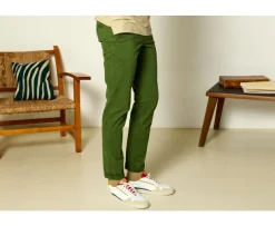 Pantalón chino hombre Verde bosque Kyrk-Bexley Clearance