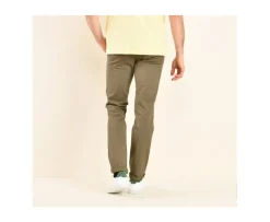 Pantalón chino para hombre Aceituna oscura Kyrk-Bexley Best Sale