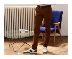 Pantalón chino para hombre Caramelo Oscuro Nigel Ii-Bexley Discount