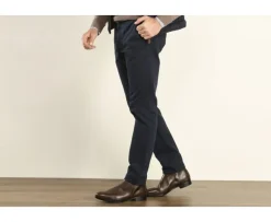Pantalón chino para hombre Navy oscuro Nigel Ii-Bexley Shop