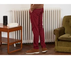 Pantalón chino para hombre Rojo Oscuro Nigel Ii-Bexley Sale