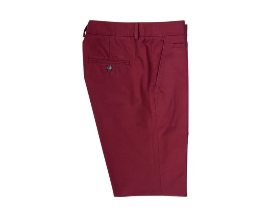 Pantalón chino para hombre Rojo Oscuro Nigel Ii-Bexley Sale