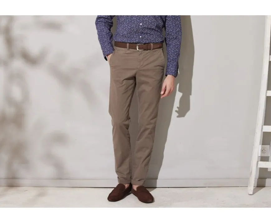 Pantalón chino para hombreTopo oscuro II Jerry Ii-Bexley Outlet